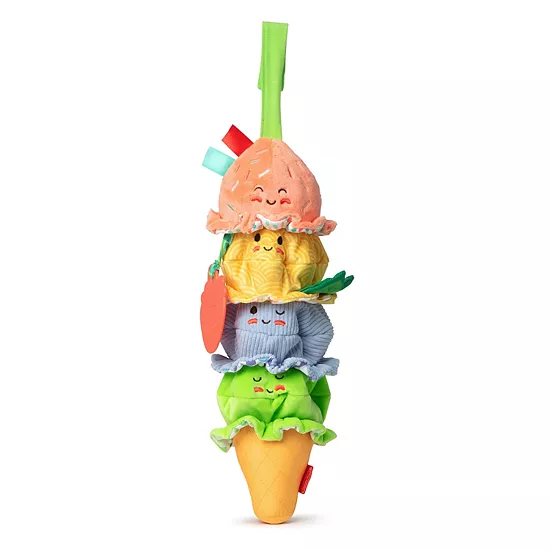 Melissa & Doug Ice Cream Take-Along Clip-On Infant Toy With Sound And Vibration 1 Melissa & Doug Ice Cream Take-Along Clip-On Infant Toy With Sound And Vibration