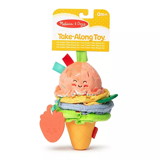 Melissa & Doug Ice Cream Take-Along Clip-On Infant Toy With Sound And Vibration 3 Melissa & Doug Ice Cream Take-Along Clip-On Infant Toy With Sound And Vibration - Image 3