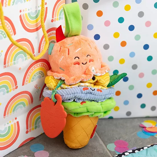 Melissa & Doug Ice Cream Take-Along Clip-On Infant Toy With Sound And Vibration 8 Melissa & Doug Ice Cream Take-Along Clip-On Infant Toy With Sound And Vibration - Image 8