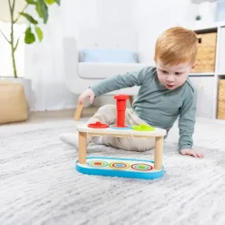 Melissa & Doug Match & Push Spinning Tops Wooden Developmental Skills Learning Toy -Melissa & Doug Shop 7197179 ALT10