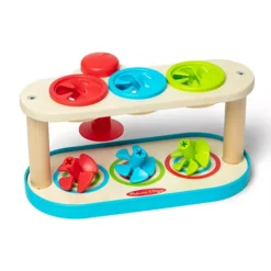 Melissa & Doug Match & Push Spinning Tops Wooden Developmental Skills Learning Toy -Melissa & Doug Shop 7197179 ALT2