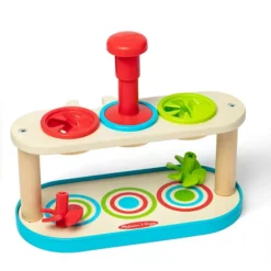 Melissa & Doug Match & Push Spinning Tops Wooden Developmental Skills Learning Toy -Melissa & Doug Shop 7197179 ALT3