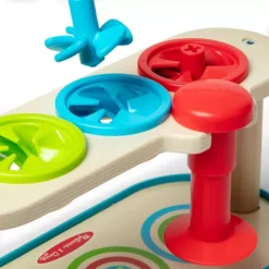 Melissa & Doug Match & Push Spinning Tops Wooden Developmental Skills Learning Toy -Melissa & Doug Shop 7197179 ALT4