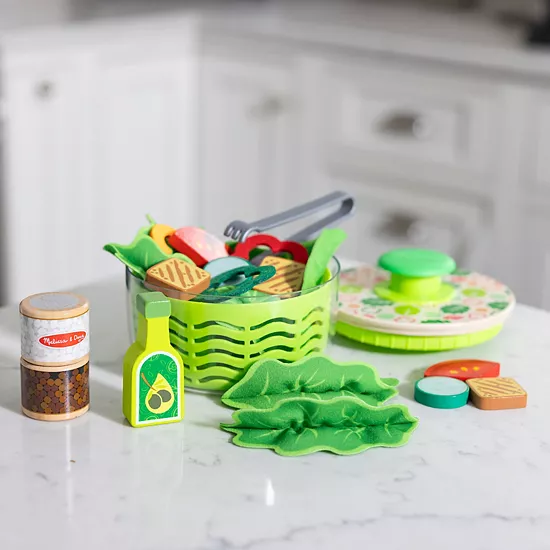 Melissa & Doug Salad Spinner Play Set 5 Melissa & Doug Salad Spinner Play Set - Image 5