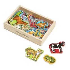 Melissa & Doug Magnetic Wooden Animals Set