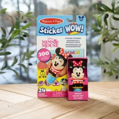 Melissa & Doug Disney Mickey Mouse 300 Sticker WOW!™ 24-Page Activity Pad And Sticker Stamper -Melissa & Doug Shop 7490680 ALT2