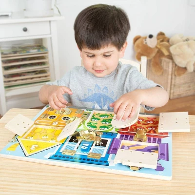 Melissa & Doug Latches Wooden Activity Board 4 Melissa & Doug Latches Wooden Activity Board - Image 4