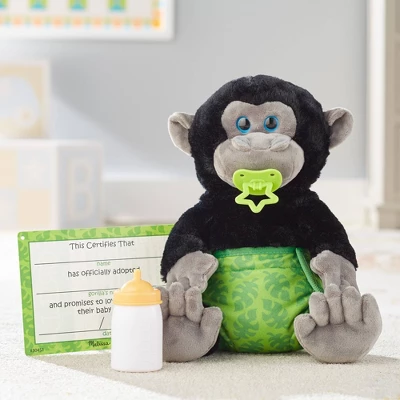 Melissa & Doug Baby Gorilla 10" Stuffed Animal 8 Melissa & Doug Baby Gorilla 10" Stuffed Animal - Image 8