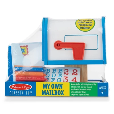 Melissa & Doug My Own Wooden Mailbox Activity Set And Educational Toy 2 Melissa & Doug My Own Wooden Mailbox Activity Set And Educational Toy - Image 2