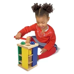 Melissa & Doug Deluxe Pound And Roll Wooden Tower Toy With Hammer -Melissa & Doug Shop GUEST 1f10f256 82c3 4af2 8320 7ce3c021e9b7