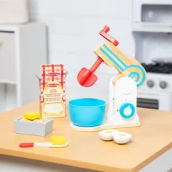 Melissa & Doug Wooden Make-a-Cake Mixer Set (11pc) - Play Food And Kitchen Accessories 15 Melissa & Doug Wooden Make-a-Cake Mixer Set (11pc) - Play Food And Kitchen Accessories -Melissa & Doug Shop GUEST 20472d92 89ea 4340 98d8 e58891359894