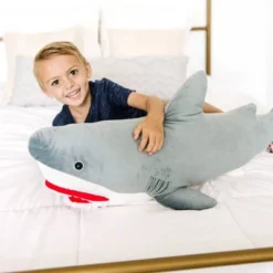 Melissa & Doug Giant Shark 3' Stuffed Animal -Melissa & Doug Shop GUEST 2f766d4b 02b7 4a57 b153 ded92ed9d217