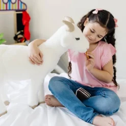 Melissa & Doug Giant Goat - Lifelike Stuffed Animal: Educational Creativity Toy, Cotton Material -Melissa & Doug Shop GUEST 405dc928 17ee 4c21 9417 d80f17f0af80