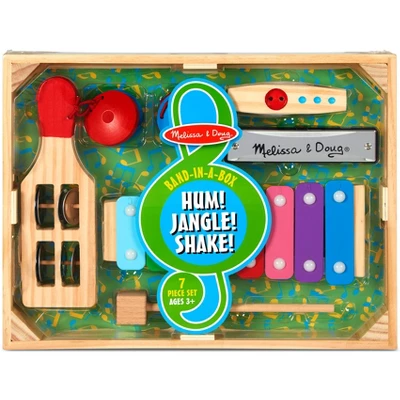 Melissa & Doug Band-in-a-Box Hum! Jangle! Shake! - 7-Piece Musical Instrument Set -Melissa & Doug Shop GUEST 45afcd59 f28d 4b7e 9ce1 6dff9ae48971