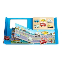 Melissa & Doug Book & Puzzle Play Set: To The Rescue
