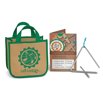 Melissa & Doug Let's Explore Camp Music Wooden And Metal Instruments Play Set - 10pc 7 Melissa & Doug Let's Explore Camp Music Wooden And Metal Instruments Play Set - 10pc - Image 7