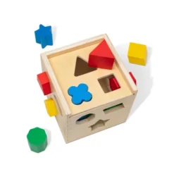 Melissa & Doug Shape Sorting Cube - Classic Wooden Toy With 12 Shapes -Melissa & Doug Shop GUEST 4edaf331 2b63 4aaa be4d 5eb31711744b