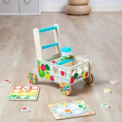 Melissa & Doug Wooden Shape Sorting Grocery Cart Push Toy And Puzzles -Melissa & Doug Shop GUEST 52e89f09 81ce 4fc8 8395 d90f4a9b0287