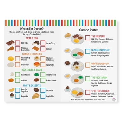 Melissa & Doug Food Fun Combine & Dine Dinners - Red 1 Melissa & Doug Food Fun Combine & Dine Dinners - Red