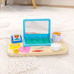 Melissa & Doug Wooden Work & Play Desktop Activity Board Infant And Toddler Sensory Toy -Melissa & Doug Shop GUEST 620323d9 16f7 4f63 bf33 7e00d662ede2