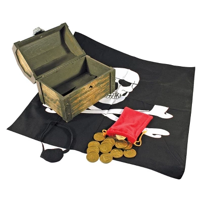 Melissa & Doug Wooden Pirate Chest Pretend Play Set 3 Melissa & Doug Wooden Pirate Chest Pretend Play Set - Image 3