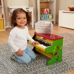 Melissa & Doug Learn-To-Play Piano With 25 Keys And Color-Coded Songbook