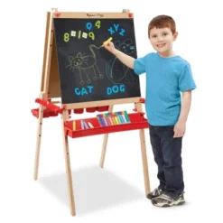 Melissa & Doug Deluxe Magnetic Standing Art Easel With Chalkboard, Dry-Erase Board, And 39 Letter And Number Magnets 14 Melissa & Doug Deluxe Magnetic Standing Art Easel With Chalkboard, Dry-Erase Board, And 39 Letter And Number Magnets -Melissa & Doug Shop GUEST 902e8847 9af1 49d6 8dcc bb831b2d2259