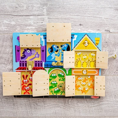 Melissa & Doug Latches Wooden Activity Board 8 Melissa & Doug Latches Wooden Activity Board - Image 8