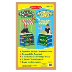 Melissa & Doug Wooden Grocery Store And Lemonade Stand - Reversible Awning, 9 Bins, Chalkboards 9 Melissa & Doug Wooden Grocery Store And Lemonade Stand - Reversible Awning, 9 Bins, Chalkboards -Melissa & Doug Shop GUEST 998533f7 c6d2 4e9e ad96 22a808127c5c