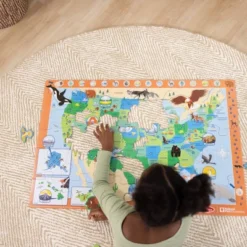 Melissa & Doug National Parks U.S.A. Map Floor Puzzle 45pc Jumbo And Animal Shapes, Search-and-Find Activities, Park And Animal ID Guide -Melissa & Doug Shop GUEST 9d4af99a 0a70 4019 9d89 cc7b072c7fbb