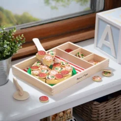 Melissa & Doug Pizza Party Wooden Play Food Set -Melissa & Doug Shop GUEST 9d5e8084 e48b 4c4b bdd8 0c9a54e94a26