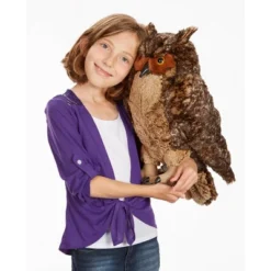 Melissa & Doug Giant Owl - Lifelike Stuffed Animal (17 Inches Tall) -Melissa & Doug Shop GUEST b6c37386 dfd8 4286 8b44 a7c8162da213