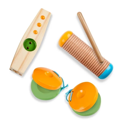 Melissa & Doug Let's Explore Camp Music Wooden And Metal Instruments Play Set - 10pc 5 Melissa & Doug Let's Explore Camp Music Wooden And Metal Instruments Play Set - 10pc - Image 5