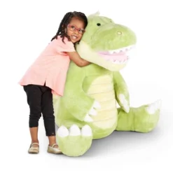 Melissa & Doug Jumbo Gentle Dinosaur Stuffed Animal