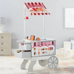 Melissa & Doug Wooden Snacks And Sweets Food Cart - 40+ Play Food Pc, Reversible Awning -Melissa & Doug Shop GUEST c569c21b bc13 4e86 9407 64a04d9c9636