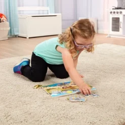 Melissa & Doug Peg Puzzle Set - 6 Puzzles