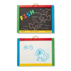 Melissa & Doug Magnetic Chalkboard And Dry-Erase Board With 36 Magnets, Chalk, Eraser, And Dry-Erase Pen 9 Melissa & Doug Magnetic Chalkboard And Dry-Erase Board With 36 Magnets, Chalk, Eraser, And Dry-Erase Pen -Melissa & Doug Shop GUEST c73869ed df99 4e8b 8a4f 39c7cecd7e87