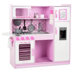 Melissa & Doug Chef's Kitchen Pretend Play Set - Cupcake Pink/White