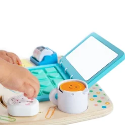 Melissa & Doug Wooden Work & Play Desktop Activity Board Infant And Toddler Sensory Toy -Melissa & Doug Shop GUEST c9445f0a 1b9c 44ba 9ff0 31656ddc5011