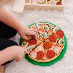Melissa & Doug Pizza Party Wooden Play Food Set -Melissa & Doug Shop GUEST dc01b81d 9f1f 49f8 9cc9 f201c5a5d7cc