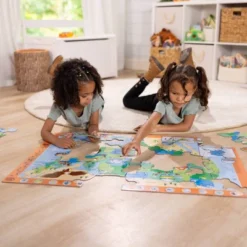 Melissa & Doug National Parks U.S.A. Map Floor Puzzle 45pc Jumbo And Animal Shapes, Search-and-Find Activities, Park And Animal ID Guide -Melissa & Doug Shop GUEST e8abeb18 6953 4fdf be2d d1b8c12210e0