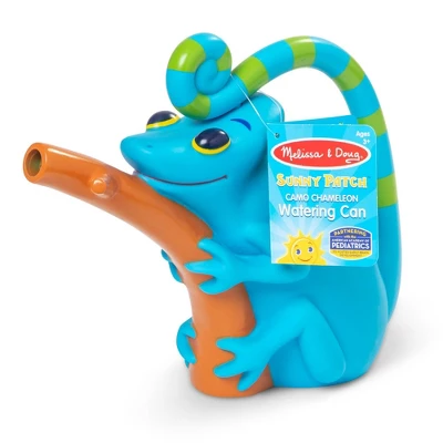 Melissa & Doug Sunny Patch Camo Chameleon Watering Can With Tail Handle And Branch-Shaped Spout 2 Melissa & Doug Sunny Patch Camo Chameleon Watering Can With Tail Handle And Branch-Shaped Spout - Image 2