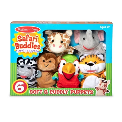 Melissa & Doug Safari Buddies Hand Puppets 2 Melissa & Doug Safari Buddies Hand Puppets - Image 2