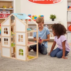 Melissa & Doug Hi-Rise Wooden Dollhouse With Furniture, Garage And Working Elevator -Melissa & Doug Shop GUEST fc7e88d1 de02 4f7d b868 5019e6c1a40c