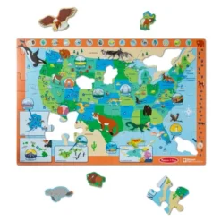 Melissa & Doug National Parks U.S.A. Map Floor Puzzle 45pc Jumbo And Animal Shapes, Search-and-Find Activities, Park And Animal ID Guide -Melissa & Doug Shop GUEST fd3bf2fd f16c 4eae 8dac 130687a96c3f