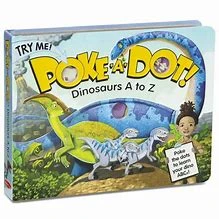Melissa & Doug Poke-a-Dot - Dinosaurs A To Z Board Book