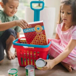 Melissa & Doug Fill & Roll Grocery Basket Play Set 13 Melissa & Doug Fill & Roll Grocery Basket Play Set -Melissa & Doug Shop Rolling Grocery Basket 004073 1 Kid Lifestyle 1100x.progressive 79752596 fec6 4c3a bd32 a5d0d1fca59f