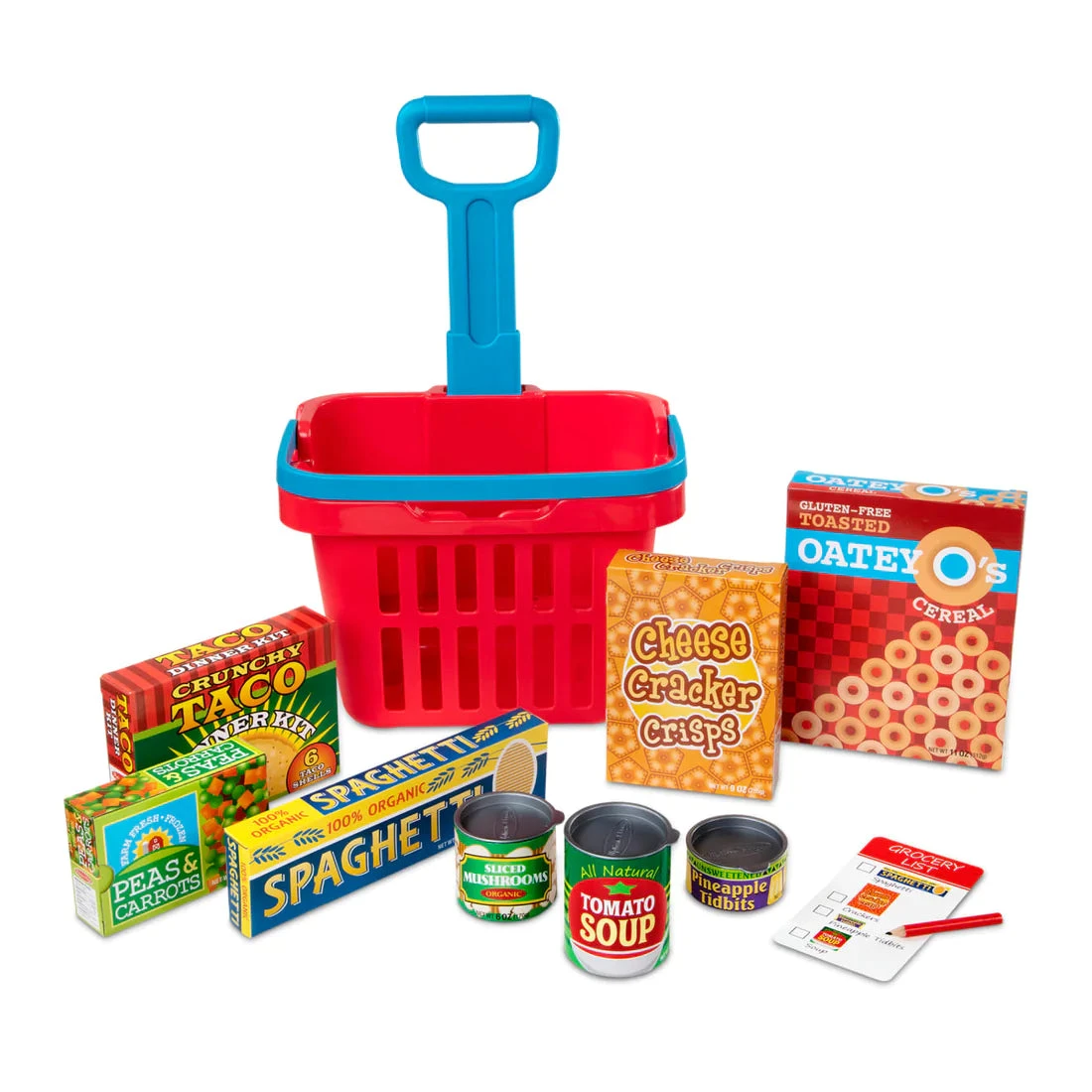Melissa & Doug Fill & Roll Grocery Basket Play Set 1 Melissa & Doug Fill & Roll Grocery Basket Play Set
