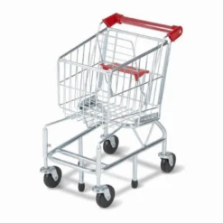 Melissa & Doug Shopping Cart Toy - Metal Grocery Wagon